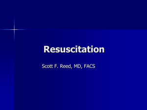 Resuscitation of the Surgical Patient