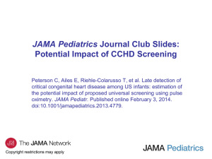 JAMA Pediatrics Journal Club Slides