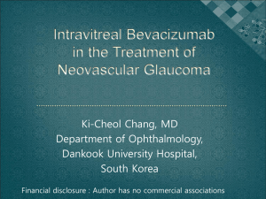 Intravitreal Bevacizumab in the Treatment of Neovascular glaucoma