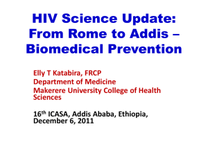 From Rome to Addis - International AIDS Society