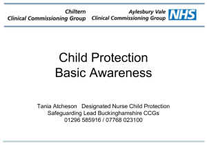 Child Protection Basic Awareness Presentation Feb 2014