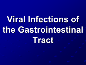 Viral Infections of the Gastrointestinal Tract Salivary Gland Infection