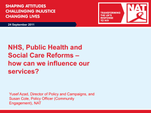 24 September 2011 NHS, Public Health and Social