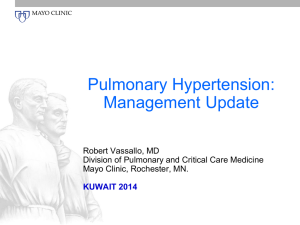 Pulmonary Hypertension - The 1st Kuwait