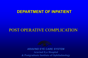 Postoperative complications