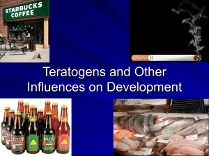 Teratogens and Developmental Influences