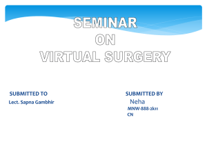 Introduction of Virtual Surgery