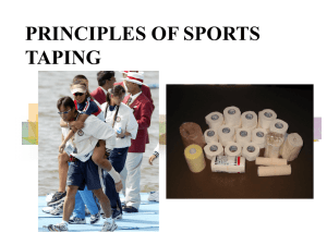 Sports Taping & Bandaging