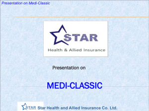 Star Health Medi Classic Policy Presentation