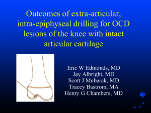 Outcomes of Intra-articular Drilling