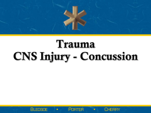 Trauma CNS Injury - Bristol North EMS