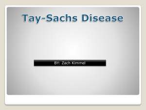 Tay-Sachs disease - Medical Genetics