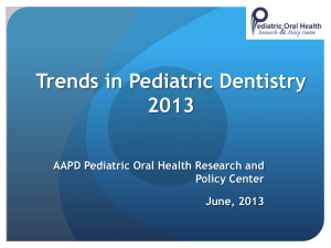 Trends in Pediatric Dentistry 2012 - American Academy of Pediatric