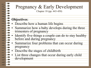 Pregnancy & Early Development