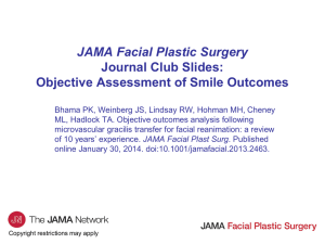Journal Club Slides - JAMA Facial Plastic Surgery