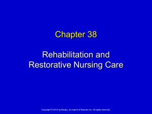 Chapter 38 Rehab