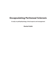 Encapsulating Peritoneal Sclerosis - RePub