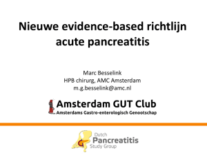 Marc Besselink (AMC) – Guidelines on acute pancreatitis