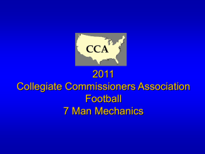 FHSAA CCA 2010 7 Man Mechanics