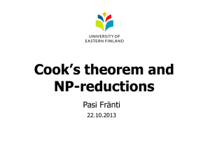 NP reductions