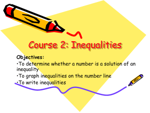 Inequalities 7-3