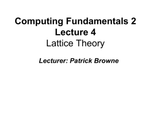 Lecture 4 - Computing