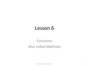 Lesson 6 slides