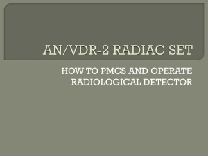 AN/VDR-2 RADIAC SET - ChemicalDragon.com