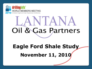 Eagle Ford Shale Study – Area Overview