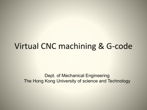 Virtual CNC machining - Hong Kong University of Science and
