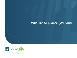 WildFire Appliance (WF-500)