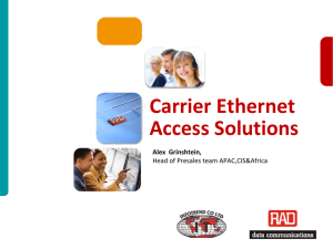 Ethernet Access - PM Oct 10