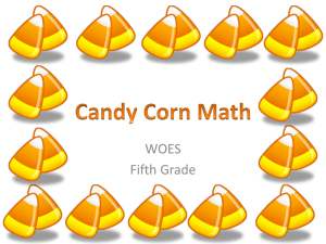 Candy Corn Math - ditoddfifthgrade