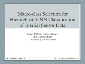 PECCS 2012 presentation - CRCV - University of Central Florida