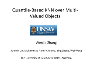 Quantile-Based KNN over Multi-Valued Objects