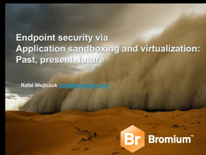 Endpoint-security-via-application-sandboxing-and