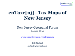 NJ Geospatial Forum Talk - Homepage of Bill Wetzel