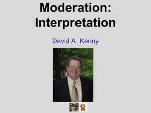Interpretation - of David A. Kenny