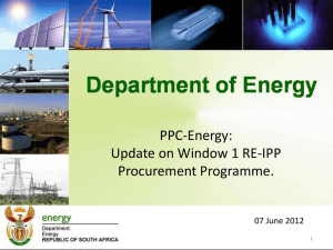 Department of Energy (DoE)