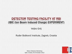 Detector testing facility ay RBI