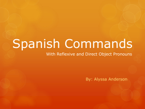 Spanish Commands