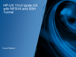 HP-UX-11iv3-Ignite-UX-with-NFSV4-and-SSH-Tunnel