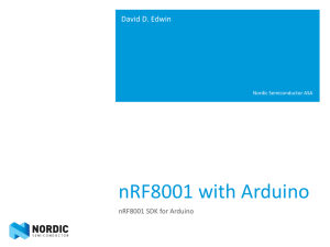 nRF8001 with Arduino - Bluetooth Development Portal