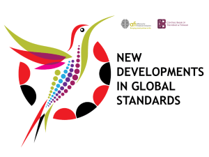 New developments in global standards