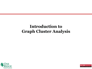 Graph Cluster Analysis