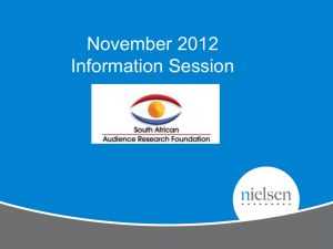 TAMS Information Days November 2012