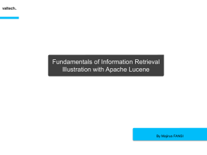 Fundamentals of Information Retrieval, Illustration with