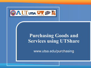 Purchasing Goods and Services Training
