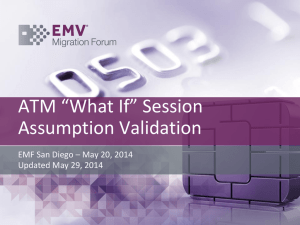 ATM WC Validation of Assumptions – May 2014