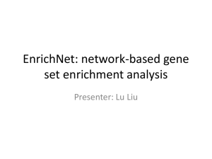 EnrichNet:network-based gene set enrichment analysis